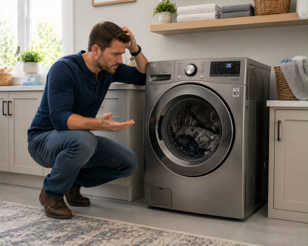 lg washer not spinning