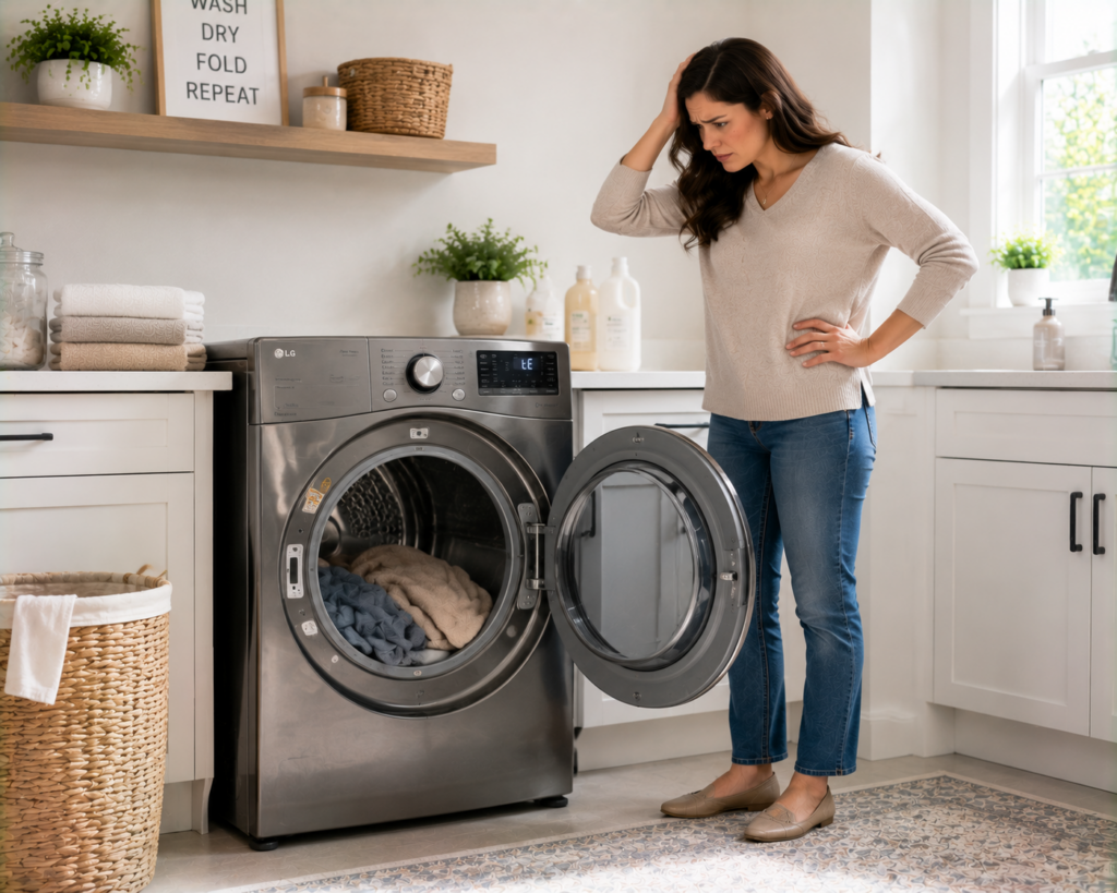lg dryer not heating
