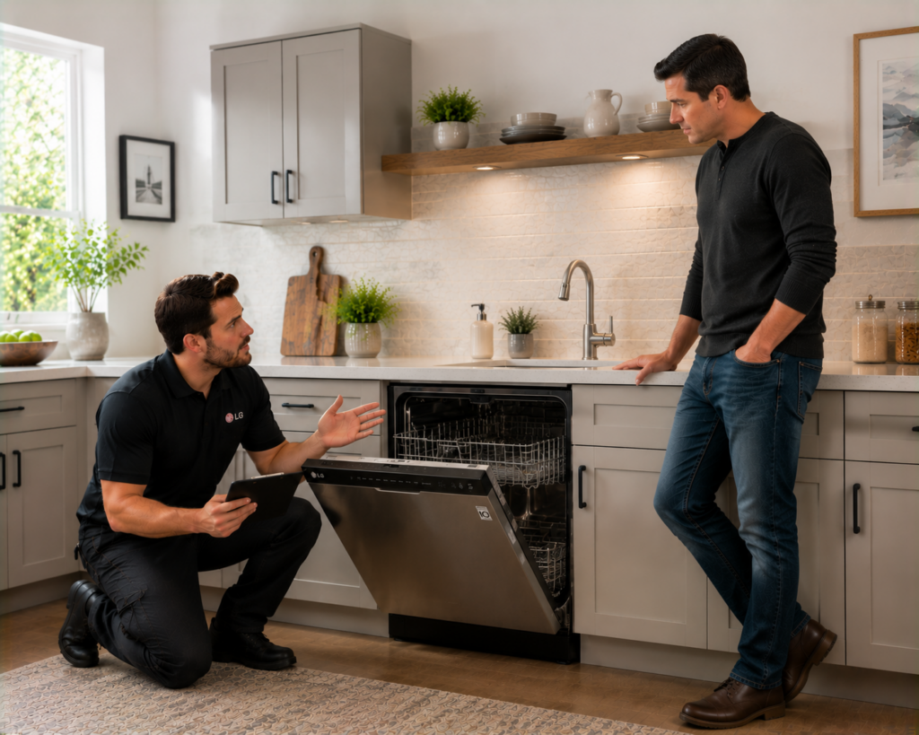 lg dishwasher repair cost