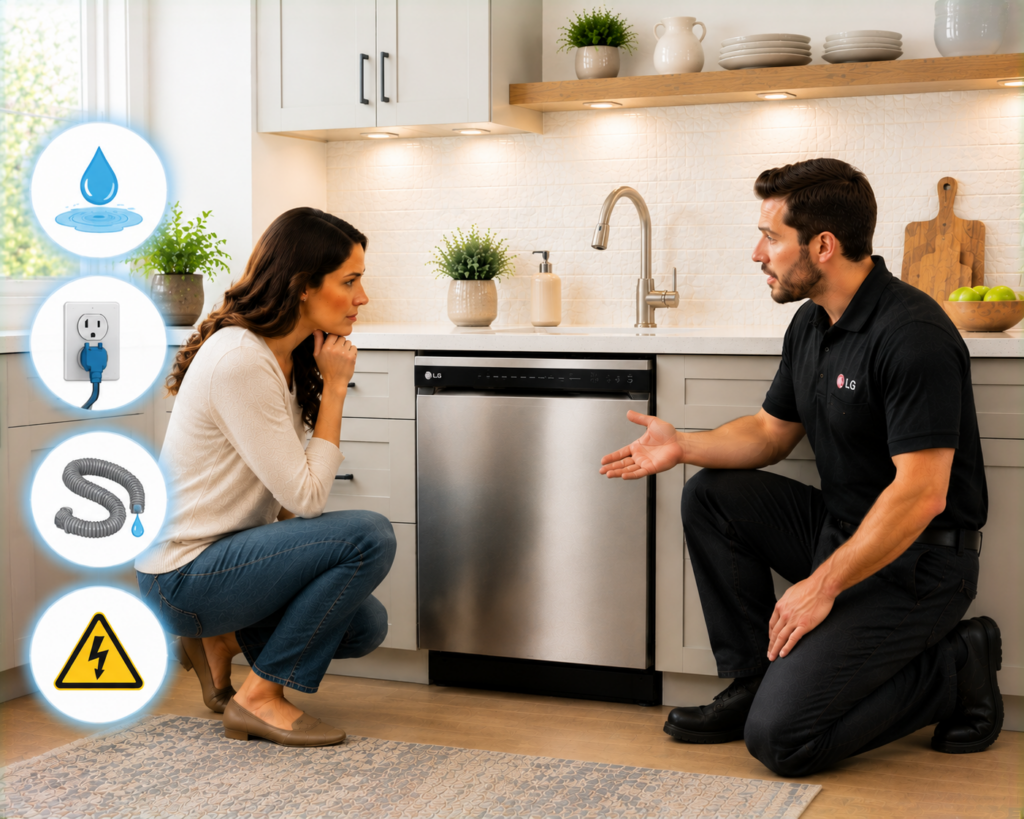 lg dishwasher safety