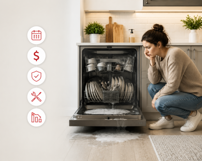 when to replace LG dishwasher
