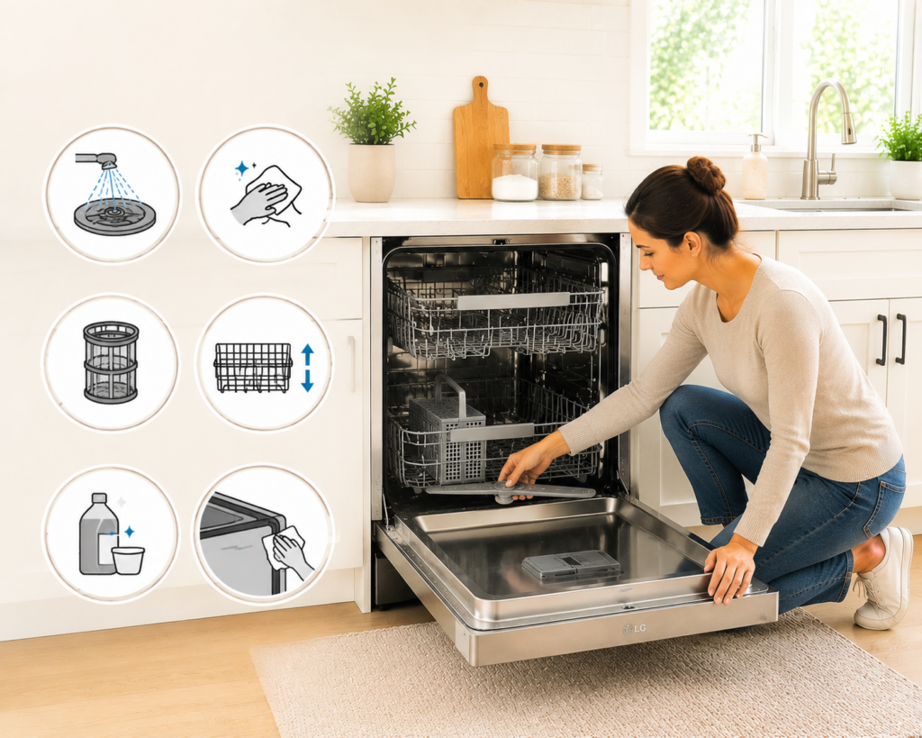 LG dishwasher maintenance