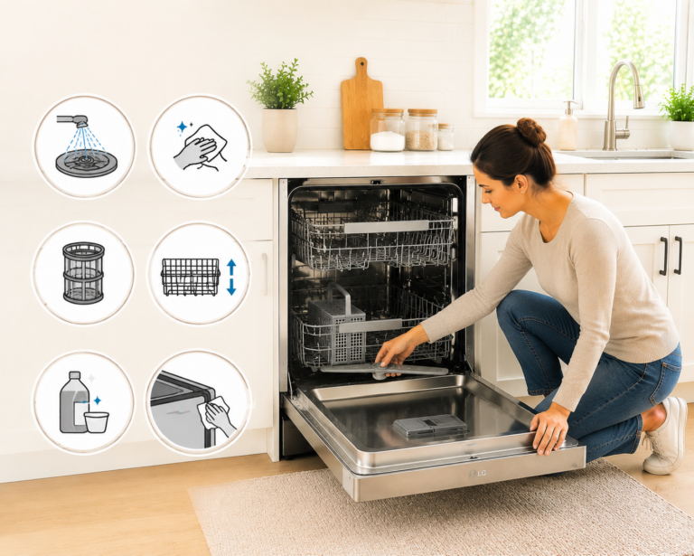 LG dishwasher maintenance