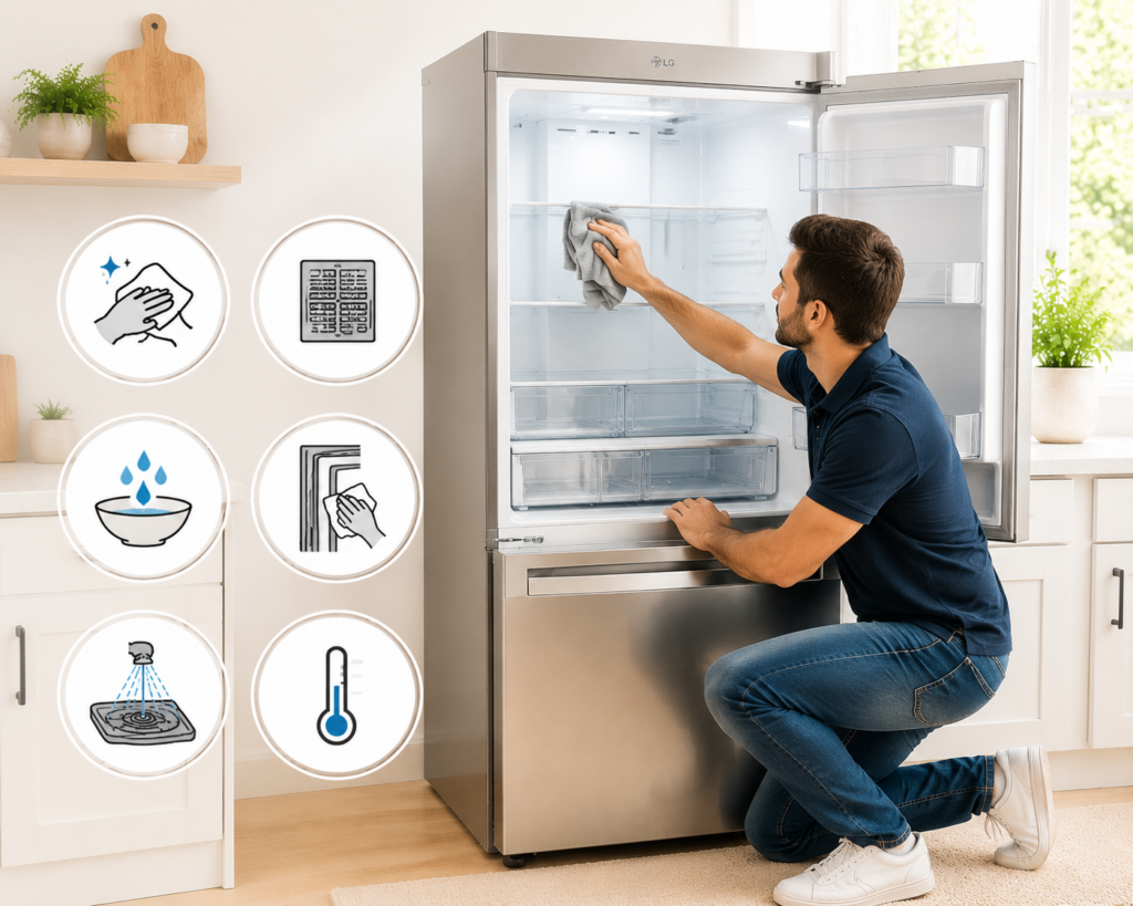 LG fridge care